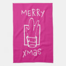 Search for pink christmas towels Typography