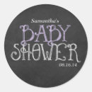 Search for lavender baby shower stickers Girl