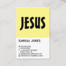 Search for religious business cards Pastor