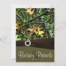 Search for hunting wedding invitations Brown