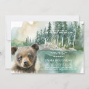 Search for cub baby shower invitations Watercolor