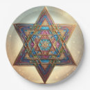 Search for passover paper plates Star of david