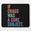 Search for chaos designs mousepads New school year