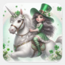 Search for girl leprechaun stickers St patrick's day