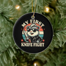 Search for knife christmas tree decorations Funny