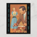 Search for fondue party invitations Retro