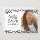 Search for animal 60th birthday invitations For her