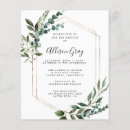 Search for greenery gold cross christening invitations Floral