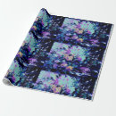 Search for purple and teal wrapping paper Flowers