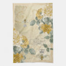 Search for yellow bee tea towels Vintage