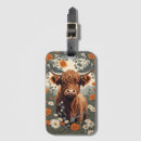 Search for cow luggage tags Vintage