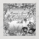 Search for black and white masquerade ball invitations Elegant