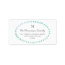 Search for laurel wreath return address labels Elegant