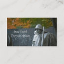Search for veterans business cards Soldier