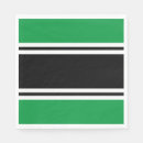 Search for black and white stripes napkins Party
