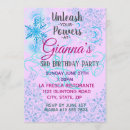 Search for frozen snowflake invitations Girl