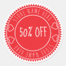 Search for percent off stickers Price