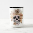 Search for vintage skull mugs Floral