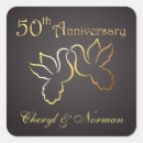 Search for 50th golden anniversary stickers Black