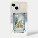 Search for winter cabin iphone cases Trees