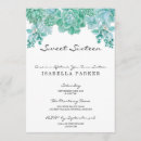 Search for cactus sweet 16 invitations Floral