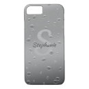 Search for water drops iphone cases Silver