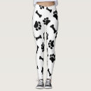 Search for black cat paw prints leggings Modern