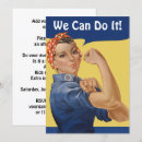 Search for we can do it invitations Retro