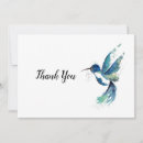 Search for hummingbird thank you cards Animal