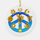 Search for religious symbol christmas tree decorations Peace