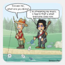 Search for funny music stickers Rock and roll