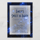 Search for electric blue invitations Elegant