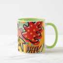 Search for green and orange mugs Pattern