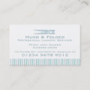 Search for ironing business cards Laundry services
