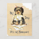 Search for yorky postcards Puppy