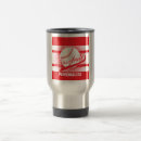 Search for baseballs travel mugs Red