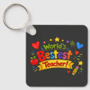 Search for worlds best teacher key rings Teacher thank you