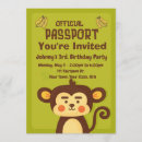 Search for monkey cartoon invitations Fun