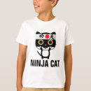 Search for ninja kids tshirts Cat