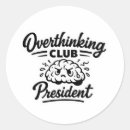 Search for overthinking stickers Relatable