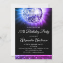 Search for purple disco ball invitations Celebration
