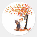 Search for autumn dog stickers German shepherd