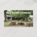 Search for tree removal business cards Stump grinding