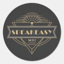 Search for art deco round stickers Roaring 20s
