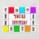 Search for tiki invitations Retro