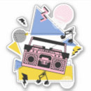 Search for retro boombox stickers Cassette