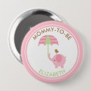Search for pink elephant badges Elephant baby shower