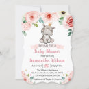 Search for 1st birthday baby girl shower invitations Pink and gold