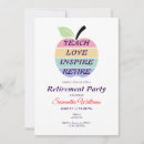 Search for elementary school teachers party invitations Teacher retirement party