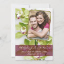 Search for green orchids wedding invitations Flower